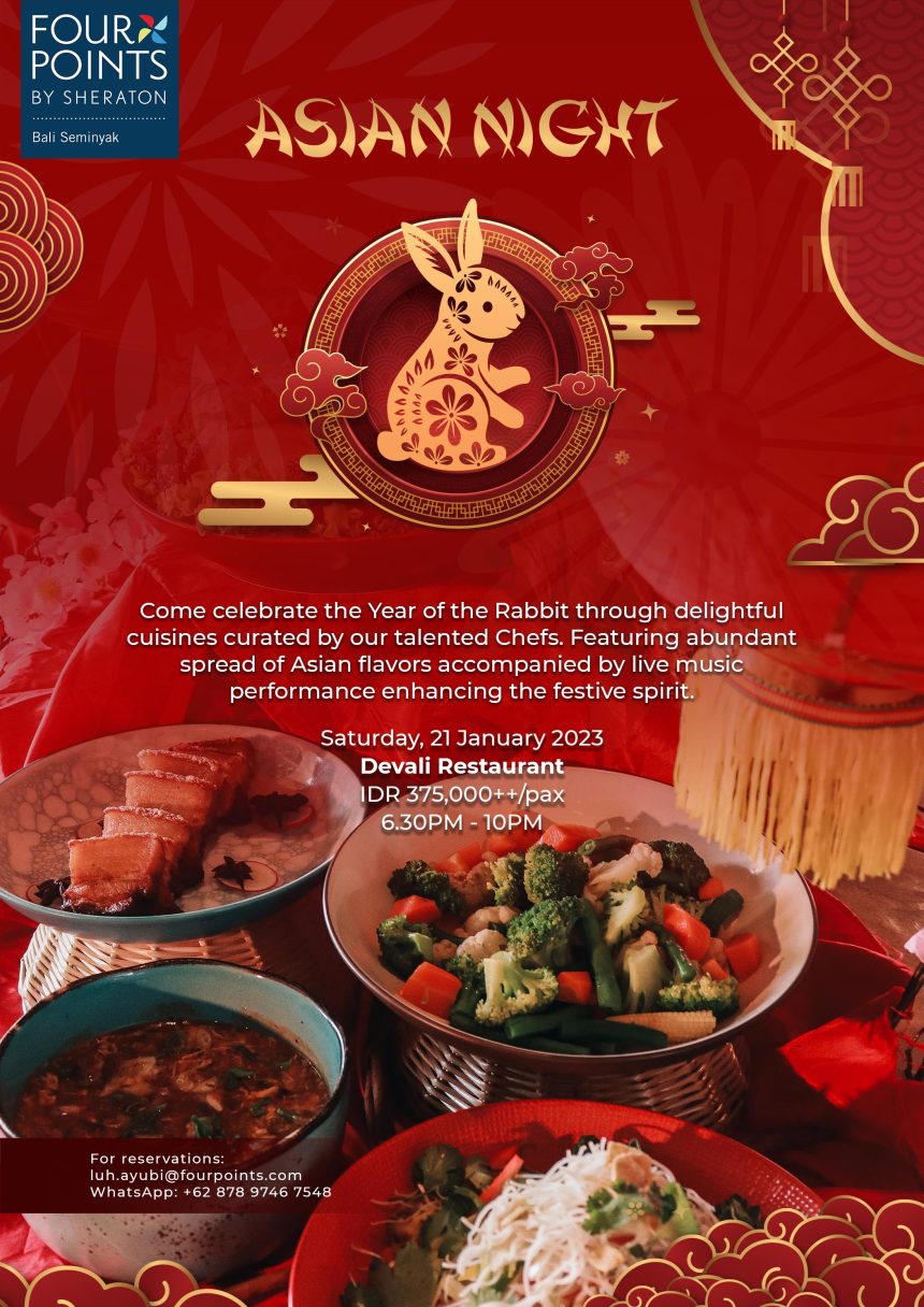 Hop into the year of Water Rabbit with Four Points Seminyak! - Bali ...