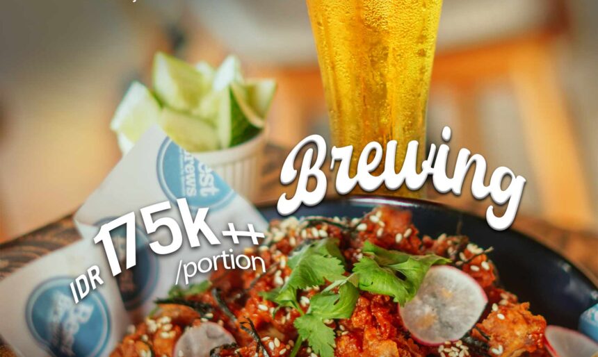 Brewing at Above Rooftop Lounge and Bar Four Points Seminyak