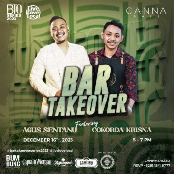 Elevate yourself at Canna Bali’s Bar Takeover!