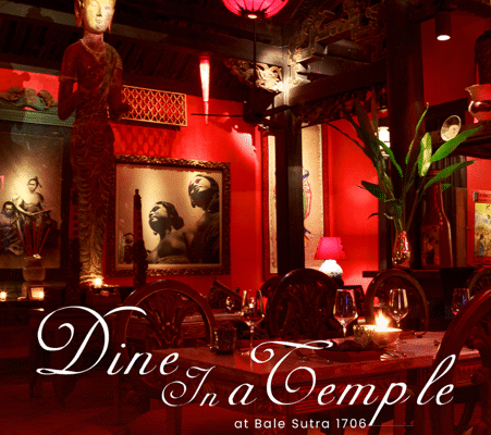 Dine in a 319-Year-Old Temple at Bale Sutra 1706 Dine in a 319-Year-Old Temple at Bale Sutra 1706